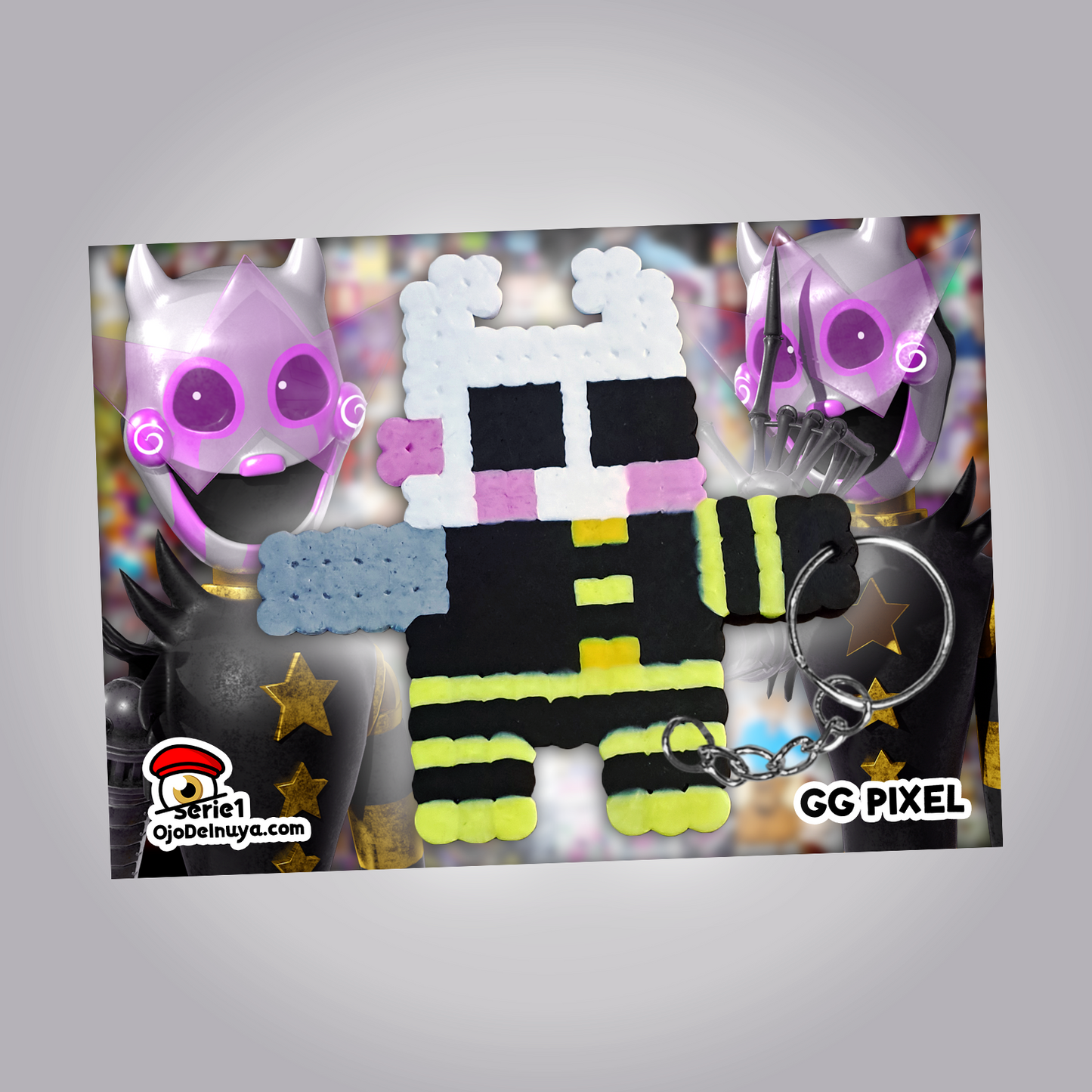 PACK DROP 2 | 2 Camisetas de GG Games + 5 Chapas sorpresa + 1 Figura 2D de Glossy (+REGALO DIGITAL)