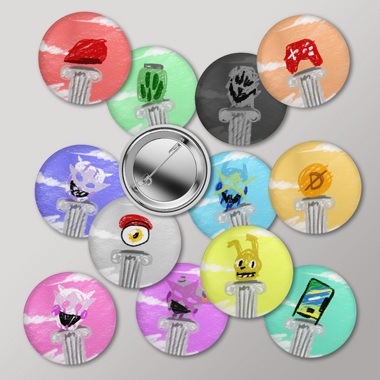 GG CHAPAS - SERIE 1 | Sobre sorpresa de 5 Chapas Random (+REGALO DIGITAL)